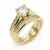 Gold-Plated-2-PCS-with-Cubic-Zirconia-Rings-Gold