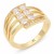 Gold-Plated-Clear-CZ-Ring-Gold
