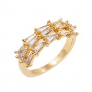 Gold Plated CZ Sized Rings