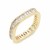 Gold-Plated-CZ-Rings-Gold Clear