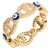 Gold-plated-Evil-Eye-Rings.-Size-9-Gold
