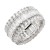 Rhodium-Plated-WIth-CZ-Statement-Rings.-Size-9-Rhodium