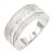 Rhodium-Plated-With-Clear-CZ-Sized-Rings,-Size-#-9-Rhodium