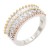 3-Tone-Plated-With-CZ-Size-Rings,Size-#-9-3 Tones