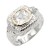 Two-Tone-Plated-Clear-CZ-Rings.-Size-9-Clear