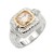 Two-Tone-Plated-Toapz-CZ-Rings.-Size-9-Topaz