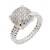 Two-Tone-Plated-Clear-CZ-Rings.-Size-9-2 Tones