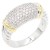 Two-Tone-Plated-Clear-CZ-Rings.-Size-9-2 Tones