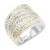 Two-Tone-Plated-Clear-CZ-Rings.-Size-9-2 Tones