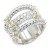 Two-Tone-Plated-Clear-CZ-Rings.-Size-9-2 Tones