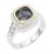 Two-Tone-Plated-Black-CZ-Rings.-Size-9-Black