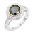 Two-Tone-Plated-Black-CZ-Rings.-Size-9-Black