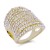 Gold-Plated-with-11-Rows-of-Clear-Cubic-Ziconia-Statement-Cocktail-Ring-Gold