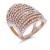 Rose-Gold-Plated-with-11-Rows-of-Cubic-Ziconia-Statement-Cocktail-Ring-Rose Gold