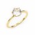 Gold-Plated-Engagement-Rings-with-Clear-CZ-Gold