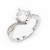 Rhodium-Plated-Engagement-Rings-with-Clear-CZ-Rhodium Clear