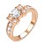 Rose-Gold-Plated-Clear-CZ-Wedding-Engagement-Ring-Rose Gold