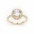 Gold-Plated-Engaegment-Ring-with-Clear-CZ-Gold Clear