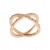 Rose-Gold-Plated-Crossover-Rings-with-CZ-Rose Gold