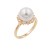 Gold-Plated-With-Pearl-and-Clear-Cubic-Zirconia-Wedding-Engagement-Rings-Gold