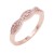 Rose-Gold-Plated-With-CZ-Cubic-Zirconia-Wedding-Sized-Rings-Rose Gold