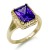 Gold-Plated-with-Purple-Color-CZ-Cubic-Zirconia-Wedding-Rings-Gold Purple