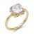 Gold-Plated-Clear-Color-CZ-Ring-Gold