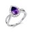 Rhodium-Plated-Purple-Color-CZ-Ring-Purple