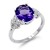 Rhodium-Plated-Purple-Color-CZ-Ring-Rhodium Purple