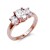 Rose-Gold-Plated-Clear-CZ-Ring-Rose Gold