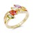 Gold-Plated-With-Multi-Color-CZ-Engagement-Rings-Gold