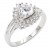 Rhodium-Plated-with-Cubic-Zirconia-Engagement-Rings,-Size-9-Rhodium Clear
