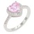 Rhodium-Plated-With-Pink-Color-CZ-Sized-Rings,-Size-6-10-Pink