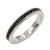 Rhodium-Plated-With-All-Black-3MM-CZ-Sized-Rings,-Size-9-Rhodium Black
