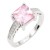 Rhodium-Plated-With-Pink-CZ-Engagement-rings.-Size-9-Rhodium