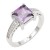 Rhodium-Plated-With-Purple--CZ-Engagement-rings.-Size-9-Rhodium