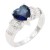Rhodium-Plated-With-Blue-CZ-Engagement-rings.-Size-9-Rhodium