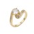 Gold-Plated-With-CZ-Engagement-rings.-Size-9-Gold