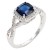 Rhodium-Plated-With-Blue-Color-CZ-Engagement-rings.-Size-9-Blue