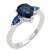 Rhodium-Plated-With-Blue-Color-CZ-Engagement-rings.-Size-9-Blue