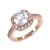 Princess-Cut-Clear-CZ-Rose-Gold-Plated-Wedding-Engagement-Ring-Rose Gold Plated Clear