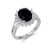 Rhodium-Plated-Black-Oval-CZ-Engagement-Ring-Black