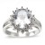 Rhodium-Plated-Clear-Oval-CZ-Engagement-Ring-Rhodium Plated Clear
