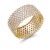 Gold-Plated-with-Cubic-Zirconia-Rings,-Size-9-Gold