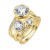 Gold-Plated-CZ-3-PCS-Cocktail-Ring-Set-Gold
