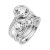 Rhodium-Plated-CZ-3-PCS-Cocktail-Ring-Set-Silver Tone