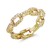Gold-Plated-With-CZ-Pave-Link-Ring.-Size-9-Gold