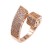 Rose-Gold-Plated-With-Clear-Cubic-Zirconia-Adjustable-Ring-Rose Gold