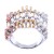 Three-Tone-Plated-With-CZ-Cubic-Zirconia-Pave-Sized-Ring-3 Tones