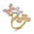 3-Tone-Plated-Butterfly-with-CZ-Ring-3 Tones